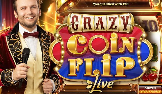 Crazy Coin Flip Live Logo